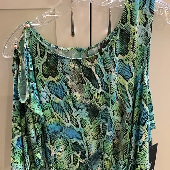 Coldesina python print dress  - 2X - Picture 4 of 8